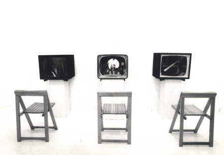 Marko A. Kovačič: TV objekti, instalacija, 1990