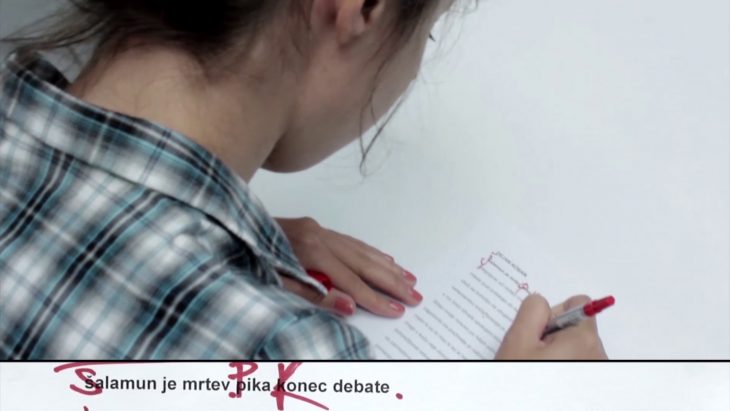 Rene Puhar, Hana Repše, Miha Sagadin & Dejan Koban, Šalamun je mrtev pika konec debate