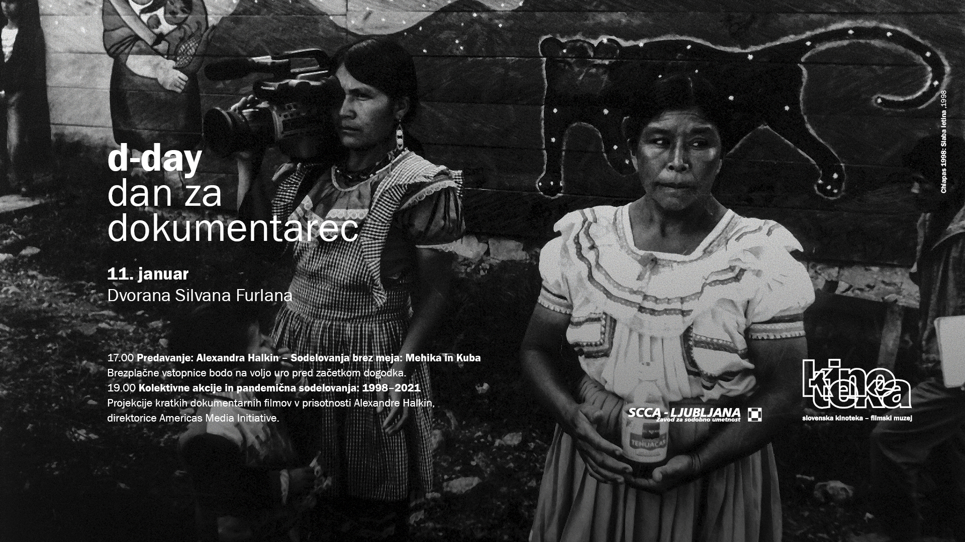 Alexandra Halkin in Chiapas Media Project/ProMedios napoved